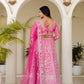 Natural Crap Silk Sequins and Codding Jari Embroidery Work Lehenga