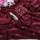 Beautiful Sequence butti all over Saree