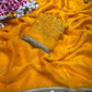 Beautiful Sequence butti all over Saree