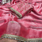 Beautiful Sequence butti all over Saree