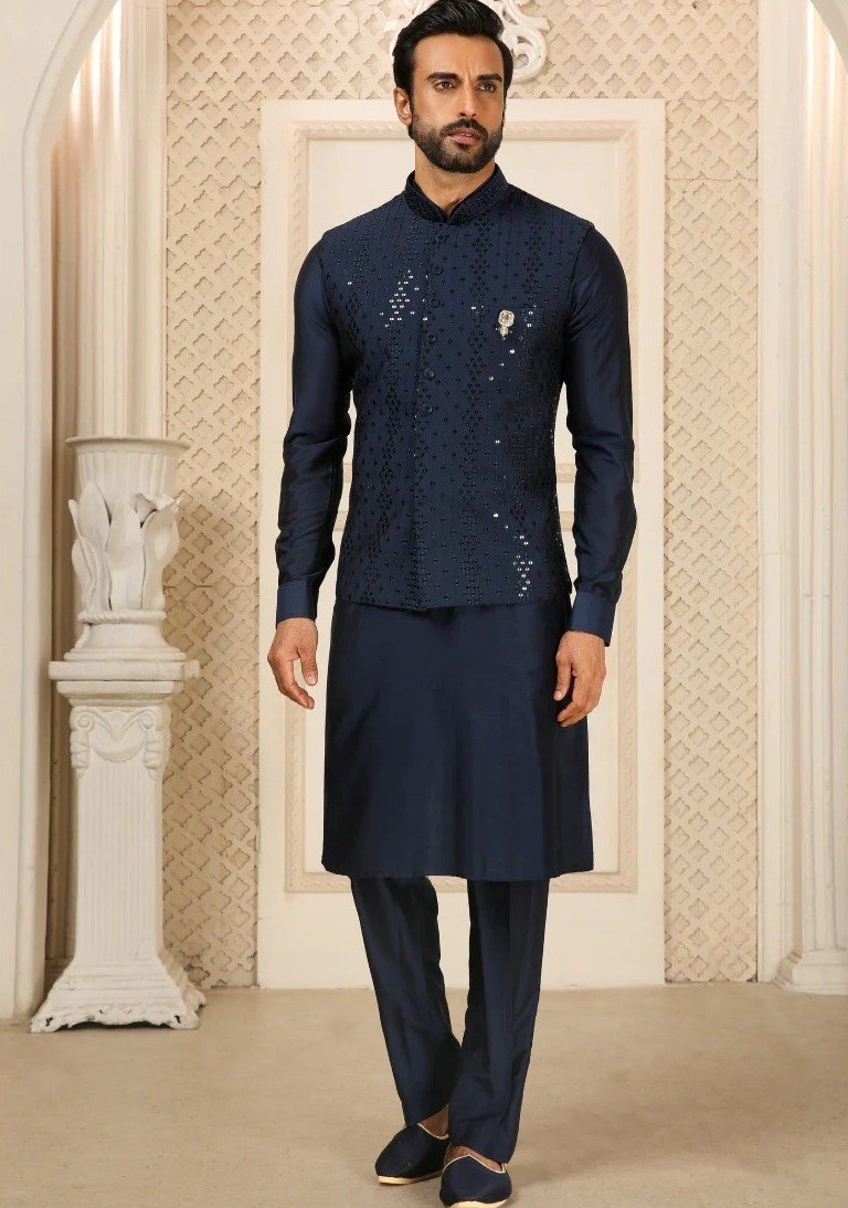 Premium Men’s Koti Kurta Set
