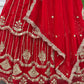 Faux Georgeet Sequins and Zari Embroidery Work Choli