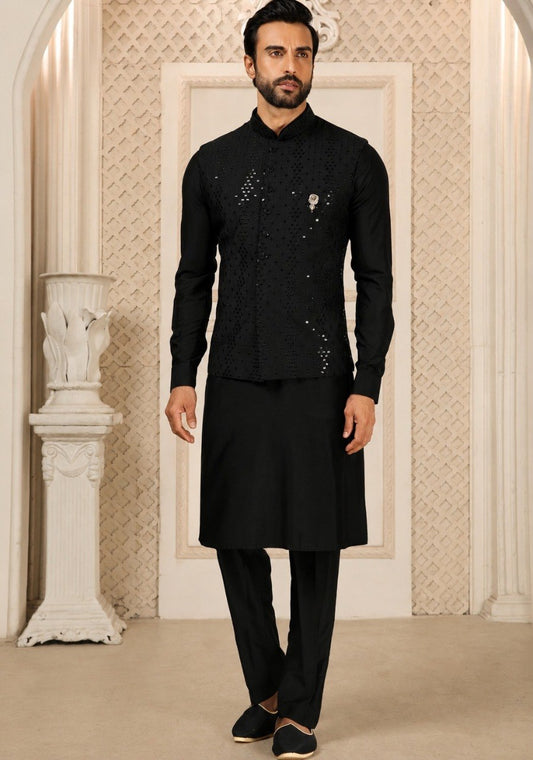 Premium Men’s Koti Kurta Set