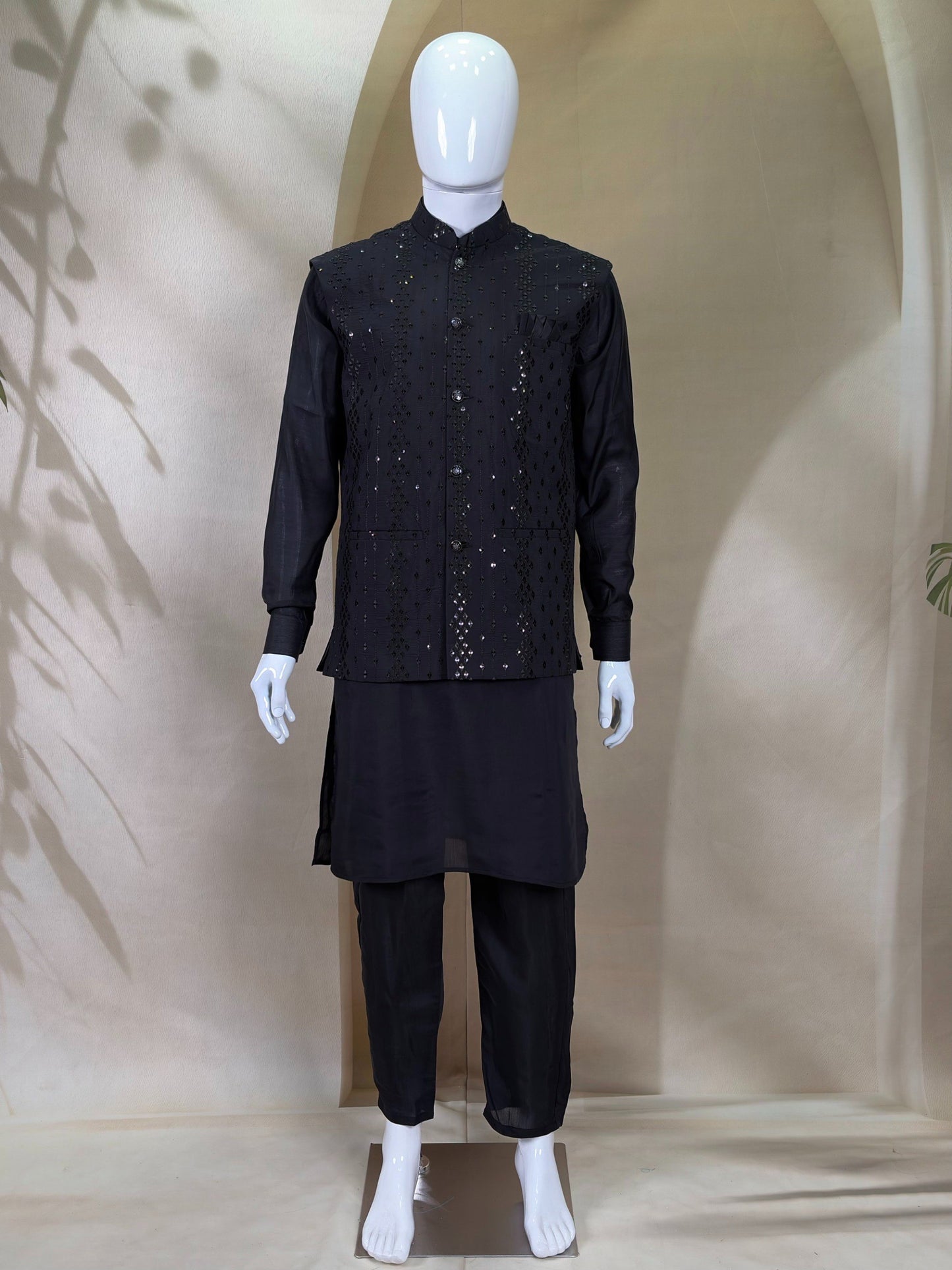 Premium Men’s Koti Kurta Set
