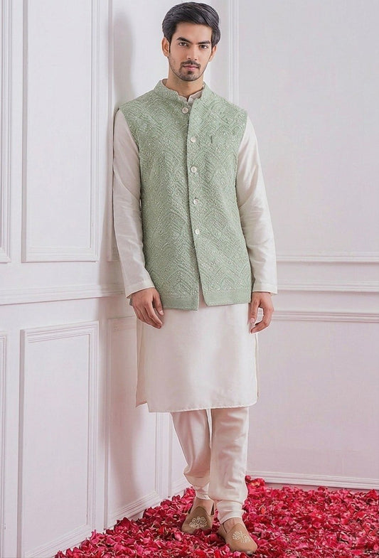 Premium Men’s Koti Kurta Set