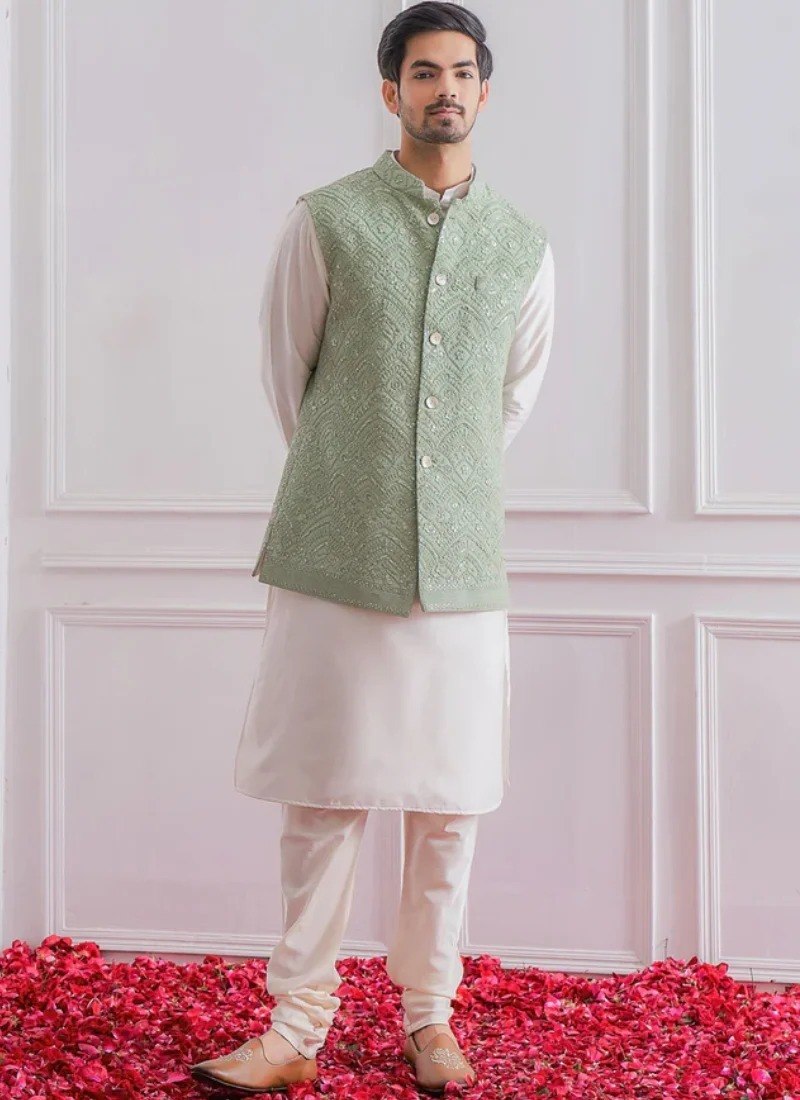 Premium Men’s Koti Kurta Set