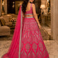 Sehen Sie umwerfend aus in diesem wunderschönen cremefarbenen Lehenga-Set
