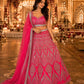 Sehen Sie umwerfend aus in diesem wunderschönen cremefarbenen Lehenga-Set