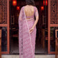 Bidds sequence pearls Embroidery Work saree