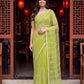 Bidds sequence pearls Embroidery Work saree