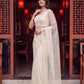 Bidds sequence pearls Embroidery Work saree