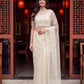 Bidds sequence pearls Embroidery Work saree