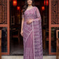 Bidds sequence pearls Embroidery Work saree