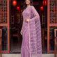 Bidds sequence pearls Embroidery Work saree