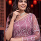 Bidds sequence pearls Embroidery Work saree