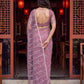Bidds sequence pearls Embroidery Work saree