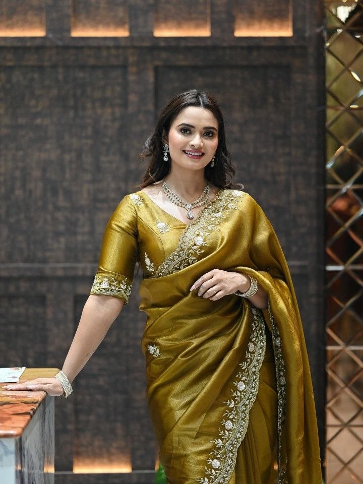 HEVY FANDY SATTIN SILK SAREE