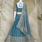 Fandy Silk Dori Zari Sequence Embroidery Work Choli