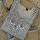 Pure Banarasi viscose fabric Beautiful BEADS And Stone Work Suit