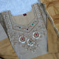 Pure Banarasi viscose fabric Beautiful BEADS And Stone Work Suit