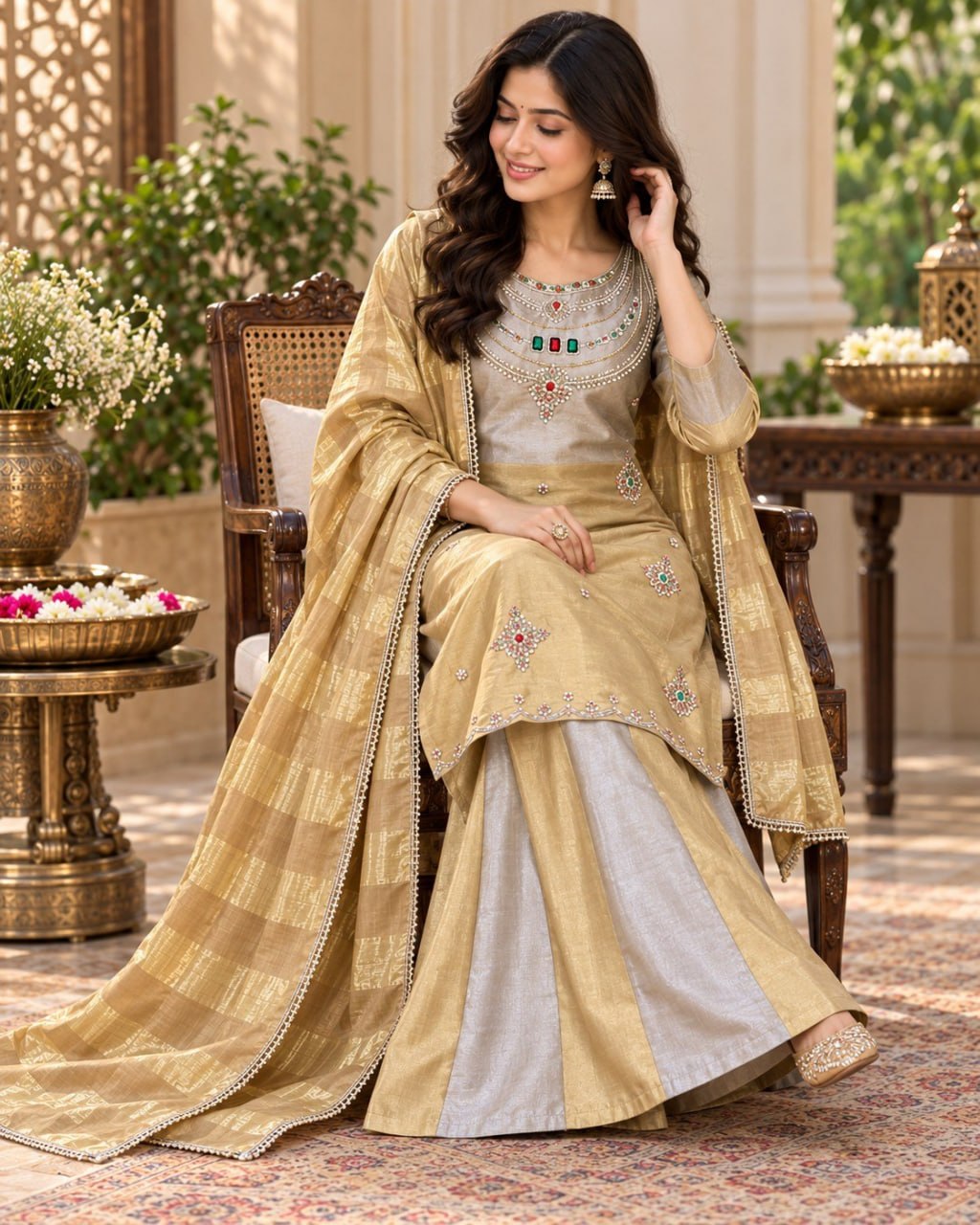 PREMIUM-FERTIGANZUG-SET AUS ANARKALI