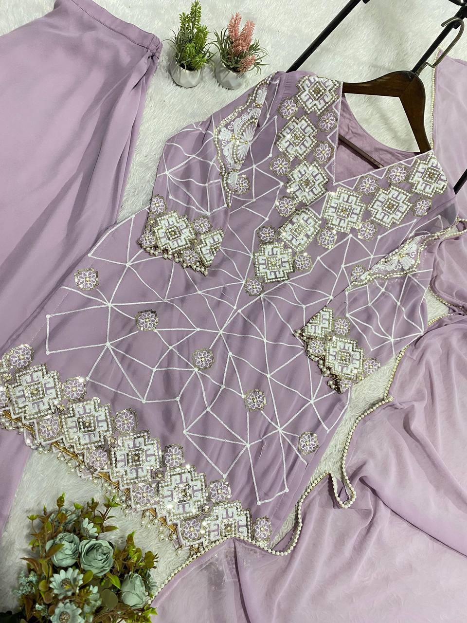 EID EXCLUSIVE AND TRENDY FOR WEDDING SEASON PLAZZO