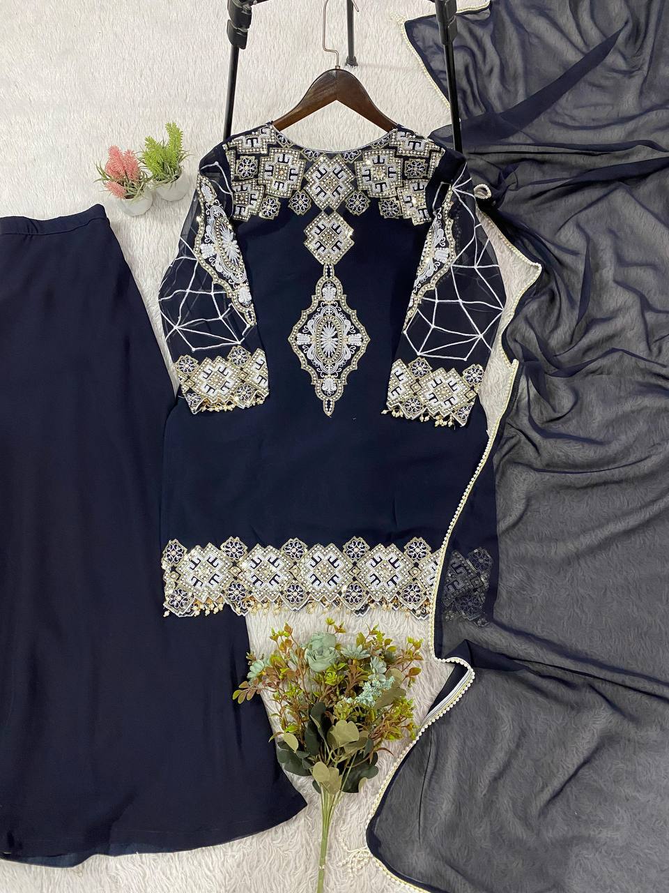 EID EXCLUSIVE AND TRENDY FOR WEDDING SEASON PLAZZO