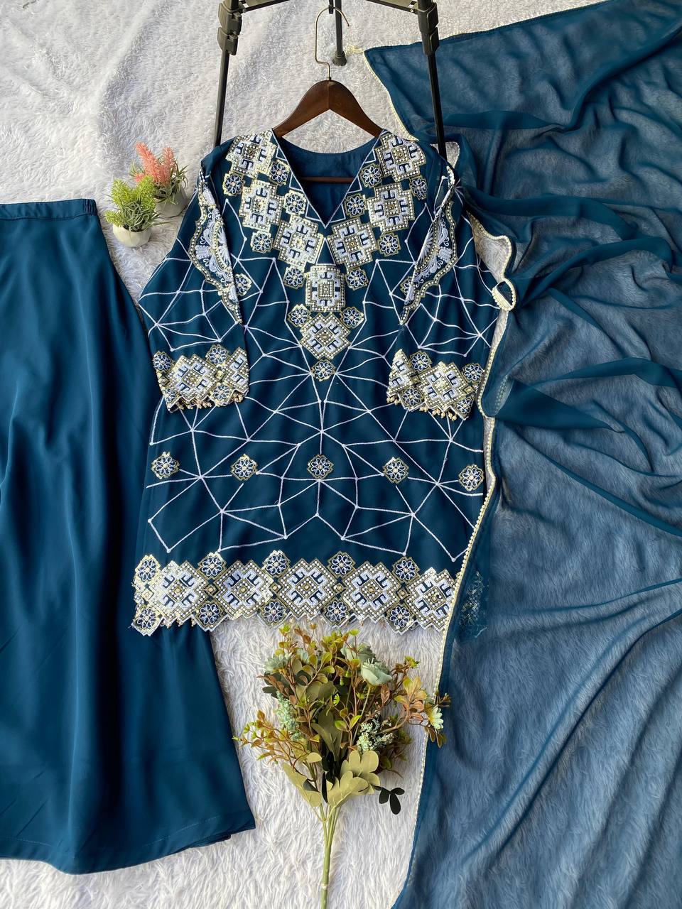 EID EXCLUSIVE AND TRENDY FOR WEDDING SEASON PLAZZO