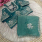 Beautiful Sequence Brits C- pallu work along saree