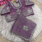 Beautiful Sequence Brits C- pallu work along saree