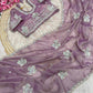 Beautiful Sequence Brits C- pallu work along saree