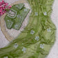 Beautiful Sequence Brits C- pallu work along saree
