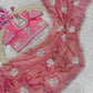 Beautiful Sequence Brits C- pallu work along saree