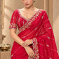 Designer Party Wear Fendy Satin Silk Saree