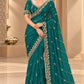 Designer Party Wear Fendy Satin Silk Saree