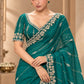 Designer Party Wear Fendy Satin Silk Saree