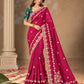 Party Wear Soft Pure chinon silk Saree