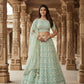 Net Multi Sequence embroidery Lehenga