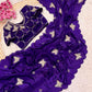 Beautiful khatli Brits work along with all over arco bodar saree
