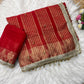 Sattin chiffon silk with beautiful घुंघरू in whole saree