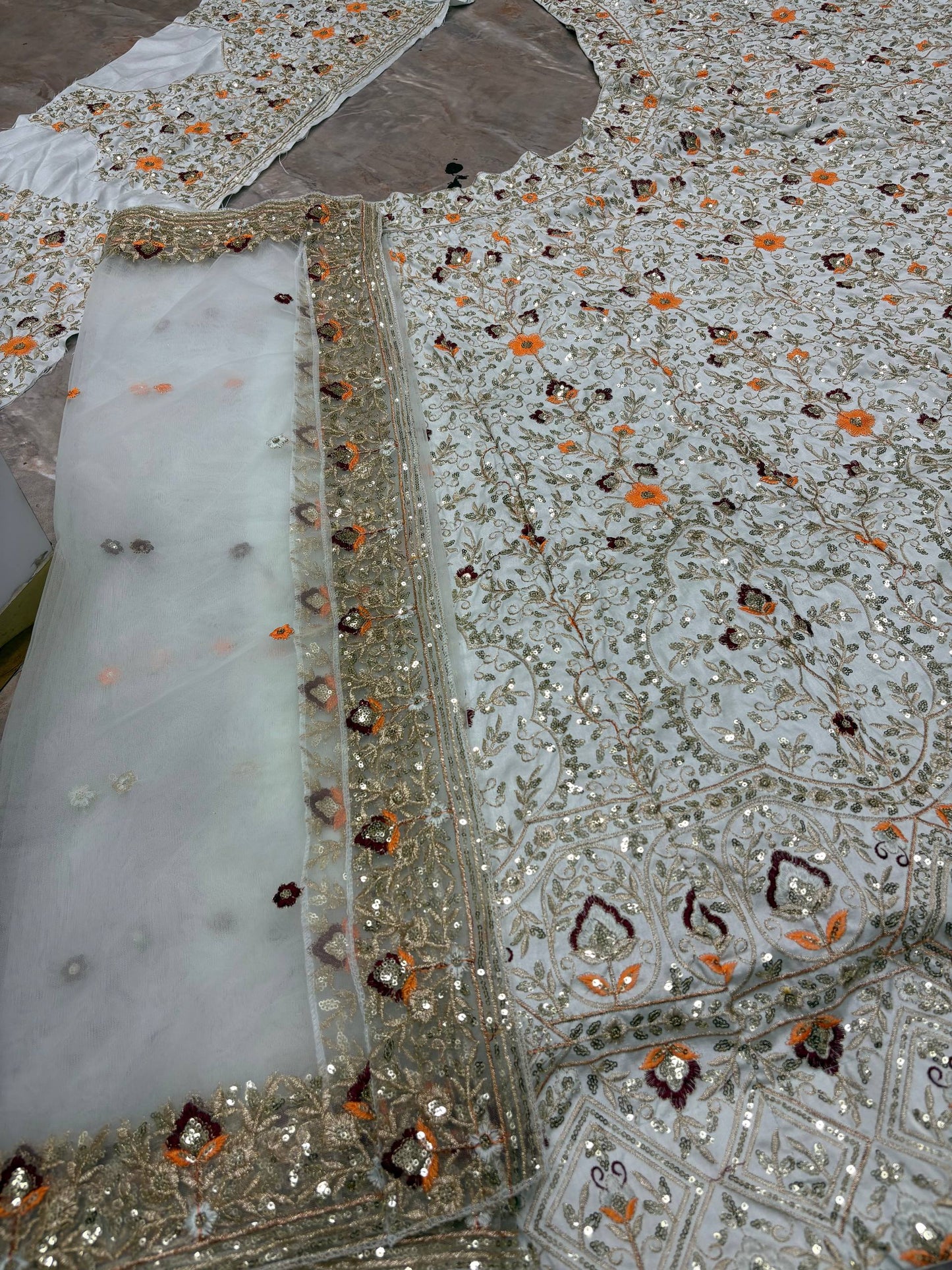 Launching 4 Meter Flared Premium Satin Silk Lehenga