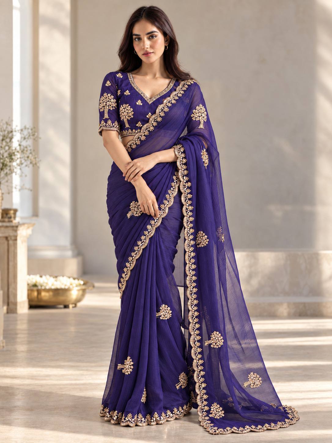 Je recherche quelqu'un pour ce magnifique sari de la même couleur