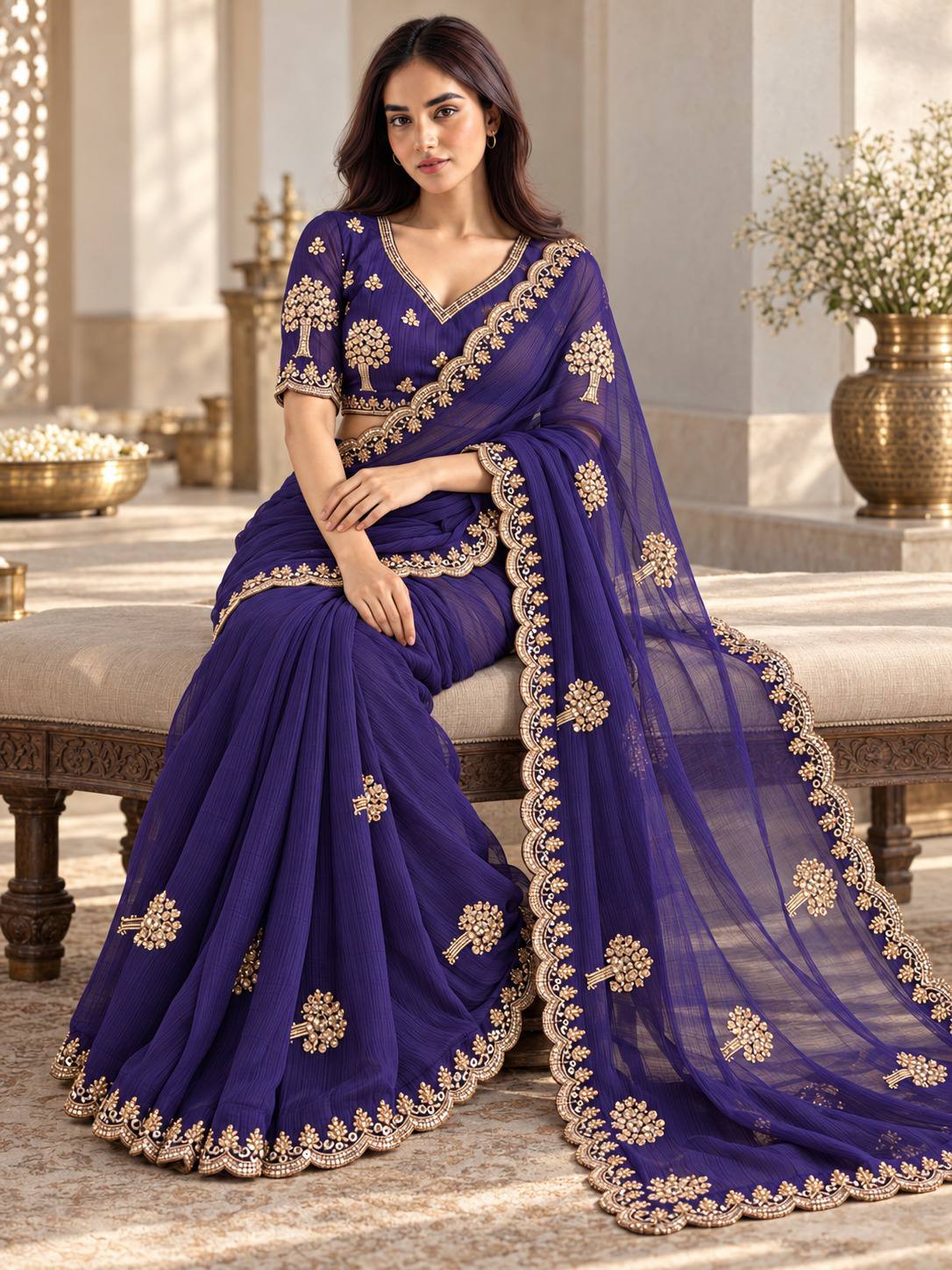 Je recherche quelqu'un pour ce magnifique sari de la même couleur