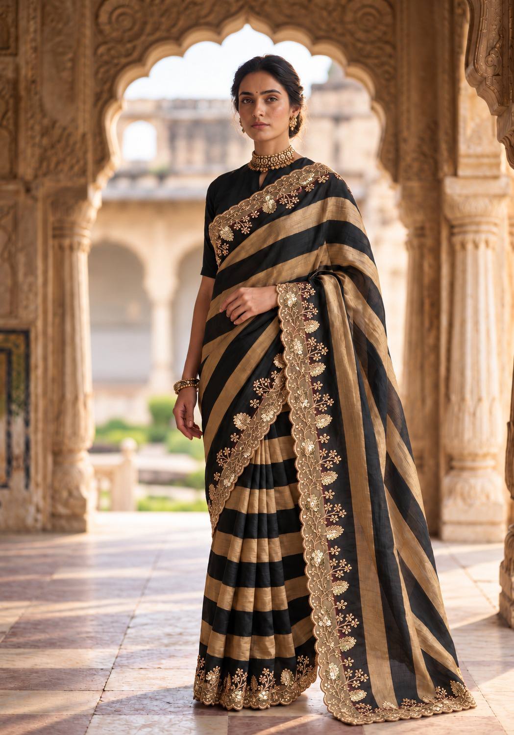 Je recherche quelqu'un pour ce magnifique sari de la même couleur