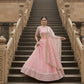 Net Multi Sequence embroidery Lehenga