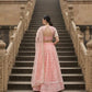 Net Multi Sequence embroidery Lehenga