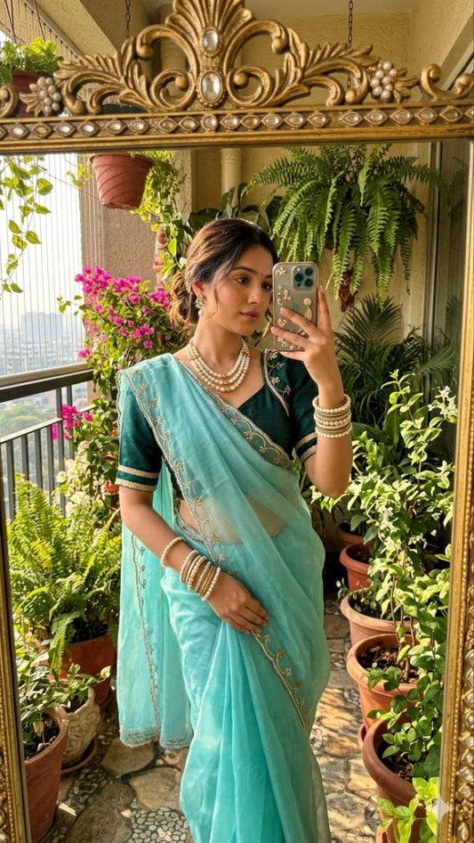 Very Soft nd Elegant Rich look Rimzim Silk Saree