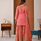 Launching New Designer Party Wear Look Top Sharara Plazzo and Dupatta