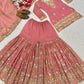 Launching New Designer Party Wear Look Top Sharara Plazzo and Dupatta