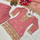 Launching New Designer Party Wear Look Top Sharara Plazzo and Dupatta